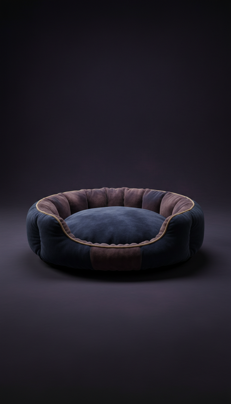 Luxe velvet pet bed